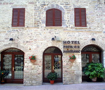 Hotel 2 stelle in Assisi Basilica di San Francesco - Posta e Panoramic