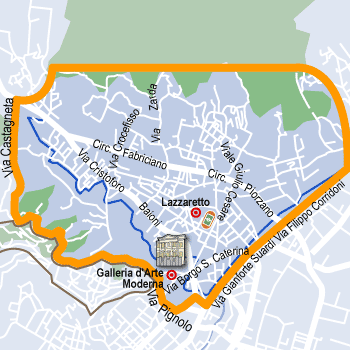hotel Bergamo: Borgo Santa Caterina   Nord