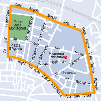hotel Bologna: Montagnola