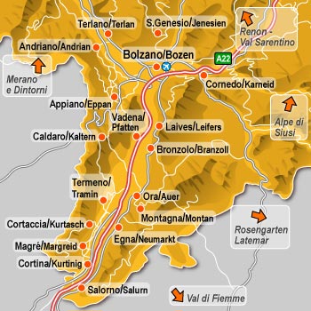 hotel Bolzano: Bolzano e Strada del vino
