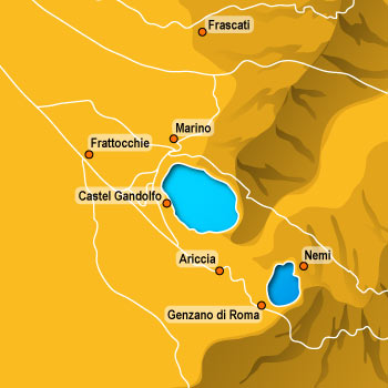 hotel Castel Gandolfo: Laghi di Albano e Nemi