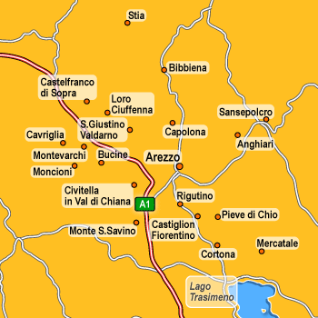 hotel Castiglion Fiorentino: Dintorni di Arezzo