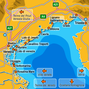 hotel Chioggia: Costa del Veneto e del Friuli Venezia Giulia