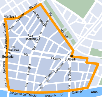 hotel Firenze: Lungarno Tempio