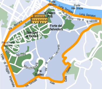 hotel Firenze: Palazzo Pitti