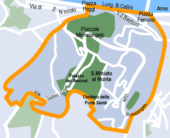 hotel Firenze: Piazzale Michelangelo