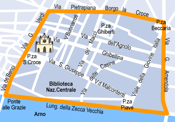 hotel Firenze: Santa Croce