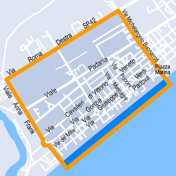 hotel Jesolo: Faro Piazza Marina
