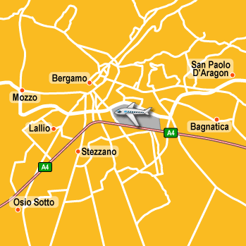 hotel Lallio: Aeroporto di Orio al Serio