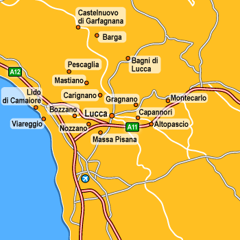 hotel Montecarlo: Dintorni di Lucca