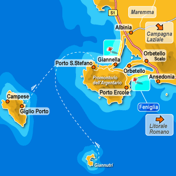 hotel Orbetello: Argentario e Giglio