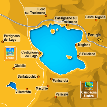 hotel Panicale: Lago Trasimeno