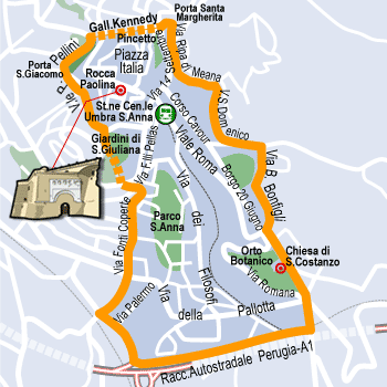 hotel Perugia: Piazza Italia Sant'Anna