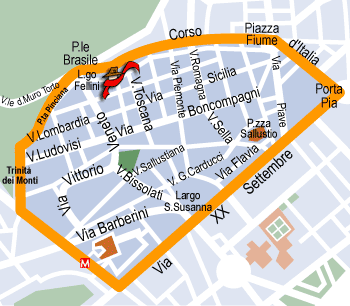 hotel Roma: Via Veneto