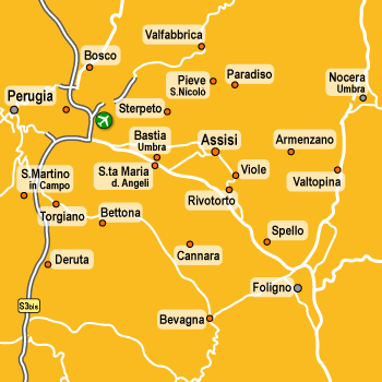 hotel Valtopina: Dintorni di Assisi